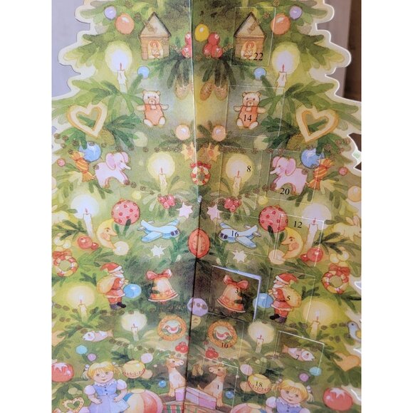Jill Vintage 3D advent calendar Christmas Tree xmas - Picture 12 of 12